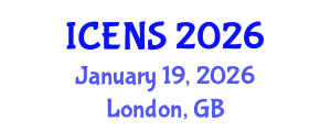 International Conference on Engineering and Natural Sciences (ICENS) January 19, 2026 - London, United Kingdom International Conference on Engineering and Natural Sciences (ICENS) January 19, 2026 - London, United Kingdom