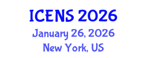 International Conference on Engineering and Natural Sciences (ICENS) January 26, 2026 - New York, United States International Conference on Engineering and Natural Sciences (ICENS) January 26, 2026 - New York, United States