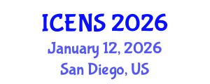 International Conference on Engineering and Natural Sciences (ICENS) January 12, 2026 - San Diego, United States International Conference on Engineering and Natural Sciences (ICENS) January 12, 2026 - San Diego, United States