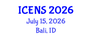 International Conference on Engineering and Natural Sciences (ICENS) July 15, 2026 - Bali, Indonesia International Conference on Engineering and Natural Sciences (ICENS) July 15, 2026 - Bali, Indonesia