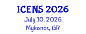 International Conference on Engineering and Natural Sciences (ICENS) July 10, 2026 - Mykonos, Greece International Conference on Engineering and Natural Sciences (ICENS) July 10, 2026 - Mykonos, Greece
