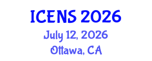International Conference on Engineering and Natural Sciences (ICENS) July 12, 2026 - Ottawa, Canada International Conference on Engineering and Natural Sciences (ICENS) July 12, 2026 - Ottawa, Canada