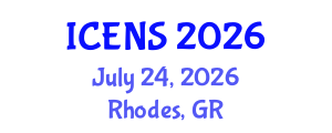 International Conference on Engineering and Natural Sciences (ICENS) July 24, 2026 - Rhodes, Greece International Conference on Engineering and Natural Sciences (ICENS) July 24, 2026 - Rhodes, Greece