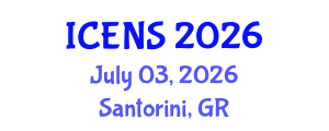 International Conference on Engineering and Natural Sciences (ICENS) July 03, 2026 - Santorini, Greece International Conference on Engineering and Natural Sciences (ICENS) July 03, 2026 - Santorini, Greece