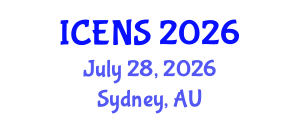 International Conference on Engineering and Natural Sciences (ICENS) July 28, 2026 - Sydney, Australia International Conference on Engineering and Natural Sciences (ICENS) July 28, 2026 - Sydney, Australia