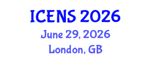 International Conference on Engineering and Natural Sciences (ICENS) June 29, 2026 - London, United Kingdom International Conference on Engineering and Natural Sciences (ICENS) June 29, 2026 - London, United Kingdom