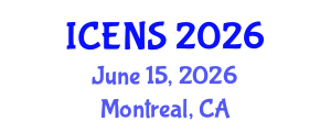 International Conference on Engineering and Natural Sciences (ICENS) June 15, 2026 - Montreal, Canada International Conference on Engineering and Natural Sciences (ICENS) June 15, 2026 - Montreal, Canada