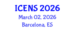 International Conference on Engineering and Natural Sciences (ICENS) March 02, 2026 - Barcelona, Spain International Conference on Engineering and Natural Sciences (ICENS) March 02, 2026 - Barcelona, Spain