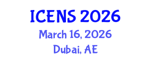 International Conference on Engineering and Natural Sciences (ICENS) March 16, 2026 - Dubai, United Arab Emirates