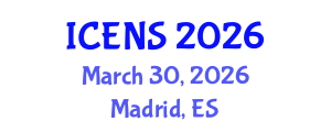 International Conference on Engineering and Natural Sciences (ICENS) March 30, 2026 - Madrid, Spain International Conference on Engineering and Natural Sciences (ICENS) March 30, 2026 - Madrid, Spain
