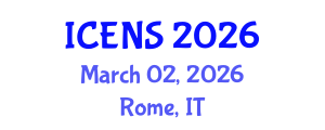 International Conference on Engineering and Natural Sciences (ICENS) March 02, 2026 - Rome, Italy International Conference on Engineering and Natural Sciences (ICENS) March 02, 2026 - Rome, Italy
