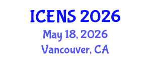 International Conference on Engineering and Natural Sciences (ICENS) May 18, 2026 - Vancouver, Canada International Conference on Engineering and Natural Sciences (ICENS) May 18, 2026 - Vancouver, Canada