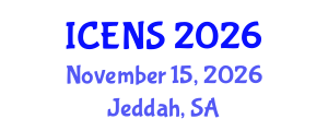 International Conference on Engineering and Natural Sciences (ICENS) November 15, 2026 - Jeddah, Saudi Arabia International Conference on Engineering and Natural Sciences (ICENS) November 15, 2026 - Jeddah, Saudi Arabia
