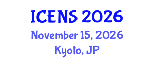 International Conference on Engineering and Natural Sciences (ICENS) November 15, 2026 - Kyoto, Japan International Conference on Engineering and Natural Sciences (ICENS) November 15, 2026 - Kyoto, Japan