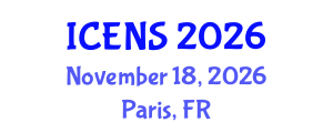 International Conference on Engineering and Natural Sciences (ICENS) November 18, 2026 - Paris, France