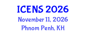 International Conference on Engineering and Natural Sciences (ICENS) November 11, 2026 - Phnom Penh, Cambodia