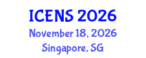International Conference on Engineering and Natural Sciences (ICENS) November 18, 2026 - Singapore, Singapore