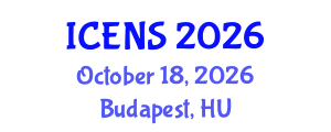 International Conference on Engineering and Natural Sciences (ICENS) October 18, 2026 - Budapest, Hungary International Conference on Engineering and Natural Sciences (ICENS) October 18, 2026 - Budapest, Hungary
