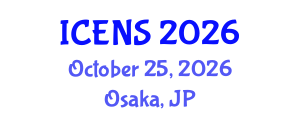 International Conference on Engineering and Natural Sciences (ICENS) October 25, 2026 - Osaka, Japan