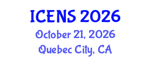 International Conference on Engineering and Natural Sciences (ICENS) October 21, 2026 - Quebec City, Canada International Conference on Engineering and Natural Sciences (ICENS) October 21, 2026 - Quebec City, Canada