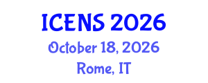 International Conference on Engineering and Natural Sciences (ICENS) October 18, 2026 - Rome, Italy International Conference on Engineering and Natural Sciences (ICENS) October 18, 2026 - Rome, Italy