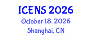 International Conference on Engineering and Natural Sciences (ICENS) October 18, 2026 - Shanghai, China International Conference on Engineering and Natural Sciences (ICENS) October 18, 2026 - Shanghai, China
