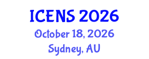 International Conference on Engineering and Natural Sciences (ICENS) October 18, 2026 - Sydney, Australia International Conference on Engineering and Natural Sciences (ICENS) October 18, 2026 - Sydney, Australia