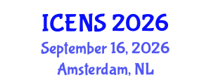 International Conference on Engineering and Natural Sciences (ICENS) September 16, 2026 - Amsterdam, Netherlands International Conference on Engineering and Natural Sciences (ICENS) September 16, 2026 - Amsterdam, Netherlands