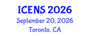 International Conference on Engineering and Natural Sciences (ICENS) September 20, 2026 - Toronto, Canada International Conference on Engineering and Natural Sciences (ICENS) September 20, 2026 - Toronto, Canada