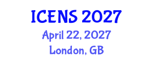 International Conference on Engineering and Natural Sciences (ICENS) April 22, 2027 - London, United Kingdom International Conference on Engineering and Natural Sciences (ICENS) April 22, 2027 - London, United Kingdom