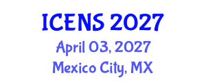 International Conference on Engineering and Natural Sciences (ICENS) April 03, 2027 - Mexico City, Mexico International Conference on Engineering and Natural Sciences (ICENS) April 03, 2027 - Mexico City, Mexico