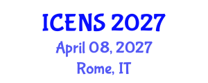 International Conference on Engineering and Natural Sciences (ICENS) April 08, 2027 - Rome, Italy International Conference on Engineering and Natural Sciences (ICENS) April 08, 2027 - Rome, Italy