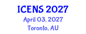 International Conference on Engineering and Natural Sciences (ICENS) April 03, 2027 - Toronto, Australia