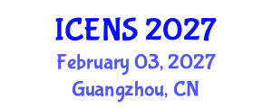 International Conference on Engineering and Natural Sciences (ICENS) February 03, 2027 - Guangzhou, China International Conference on Engineering and Natural Sciences (ICENS) February 03, 2027 - Guangzhou, China
