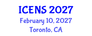 International Conference on Engineering and Natural Sciences (ICENS) February 10, 2027 - Toronto, Canada