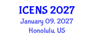 International Conference on Engineering and Natural Sciences (ICENS) January 09, 2027 - Honolulu, United States International Conference on Engineering and Natural Sciences (ICENS) January 09, 2027 - Honolulu, United States