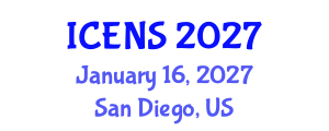 International Conference on Engineering and Natural Sciences (ICENS) January 16, 2027 - San Diego, United States International Conference on Engineering and Natural Sciences (ICENS) January 16, 2027 - San Diego, United States