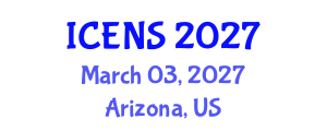 International Conference on Engineering and Natural Sciences (ICENS) March 03, 2027 - Arizona, United States International Conference on Engineering and Natural Sciences (ICENS) March 03, 2027 - Arizona, United States