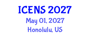 International Conference on Engineering and Natural Sciences (ICENS) May 01, 2027 - Honolulu, United States International Conference on Engineering and Natural Sciences (ICENS) May 01, 2027 - Honolulu, United States