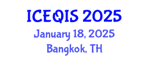 International Conference on Engineering and Quantum Information Sciences (ICEQIS) January 18, 2025 - Bangkok, Thailand