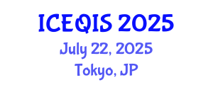 International Conference on Engineering and Quantum Information Sciences (ICEQIS) July 22, 2025 - Tokyo, Japan