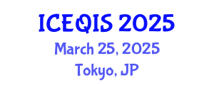 International Conference on Engineering and Quantum Information Sciences (ICEQIS) March 25, 2025 - Tokyo, Japan