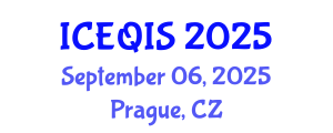 International Conference on Engineering and Quantum Information Sciences (ICEQIS) September 06, 2025 - Prague, Czechia