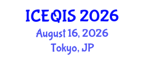 International Conference on Engineering and Quantum Information Sciences (ICEQIS) August 16, 2026 - Tokyo, Japan