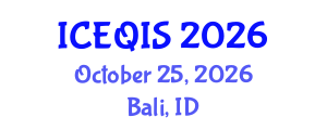 International Conference on Engineering and Quantum Information Sciences (ICEQIS) October 25, 2026 - Bali, Indonesia