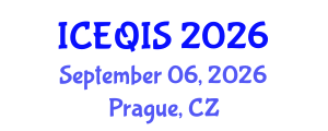 International Conference on Engineering and Quantum Information Sciences (ICEQIS) September 06, 2026 - Prague, Czechia