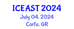 International Conference on Engineering, Applied Science and Technology (ICEAST) July 04, 2024 - Corfu, Greece