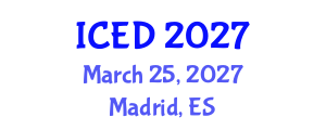 International Conference on Engineering Design (ICED) March 25, 2027 - Madrid, Spain International Conference on Engineering Design (ICED) March 25, 2027 - Madrid, Spain