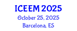 International Conference on Engineering, Economics and Management (ICEEM) October 25, 2025 - Barcelona, Spain