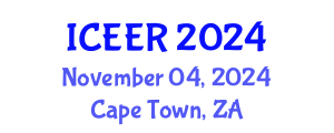 International Conference on Engineering Education and Research (ICEER) November 04, 2024 - Cape Town, South Africa